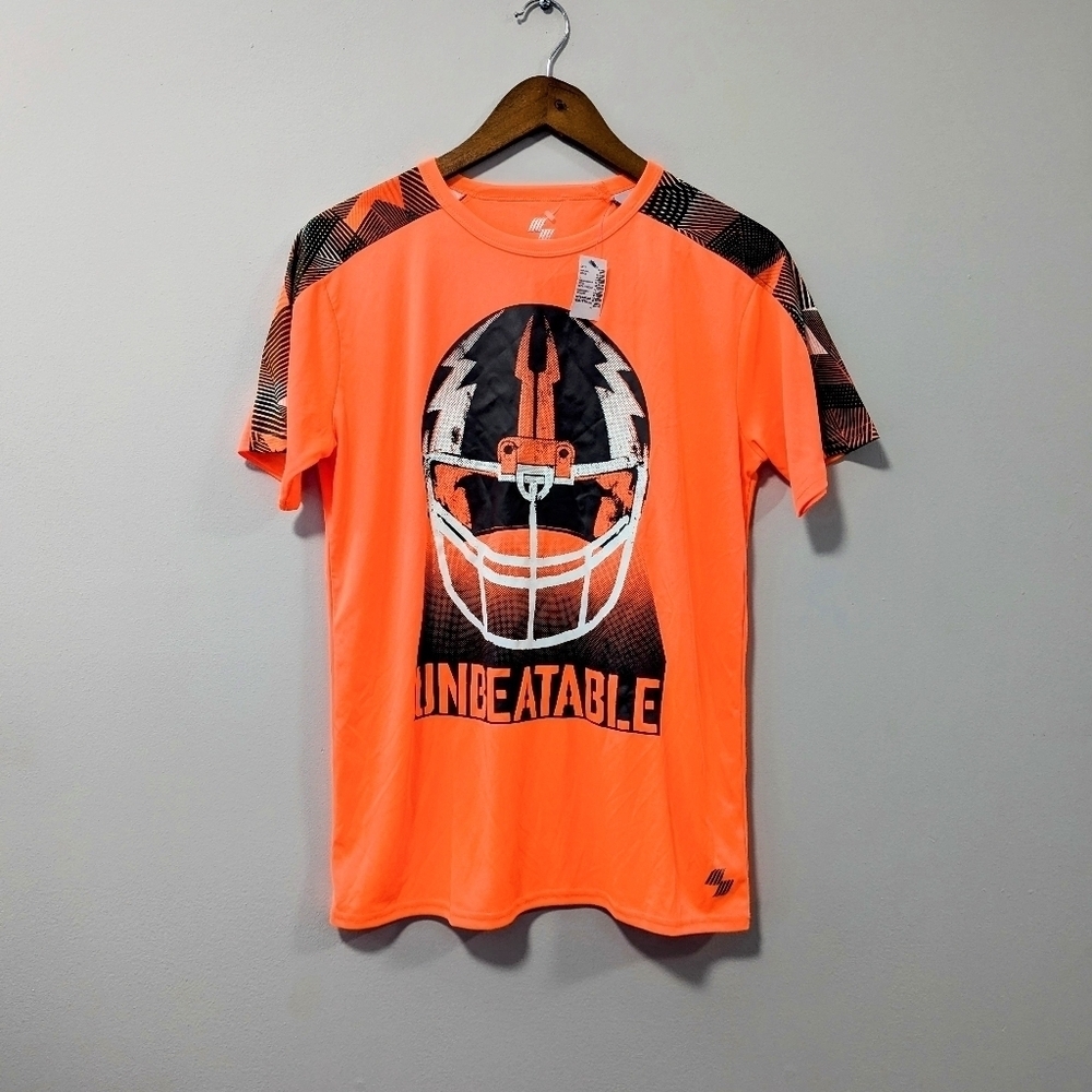 Children's Place Sport Orange Football Graphic Tee Size YXXL